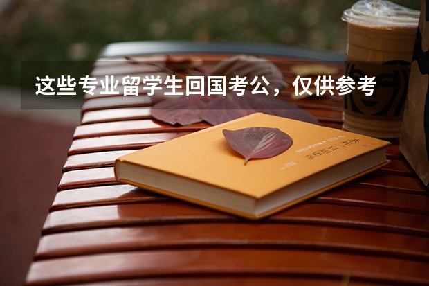 这些专业留学生回国考公,仅供参考 广告学专业考公务员