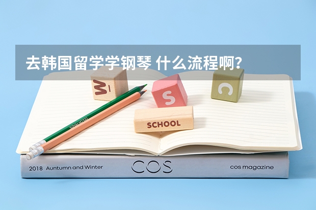 去韩国留学学钢琴 什么流程啊？