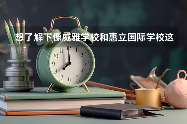 想了解下像威雅学校和惠立国际学校这样的国际学校，针对优秀学生有免学费或者奖学金的政策呢？