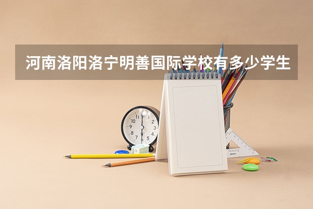 河南洛阳洛宁明善国际学校有多少学生