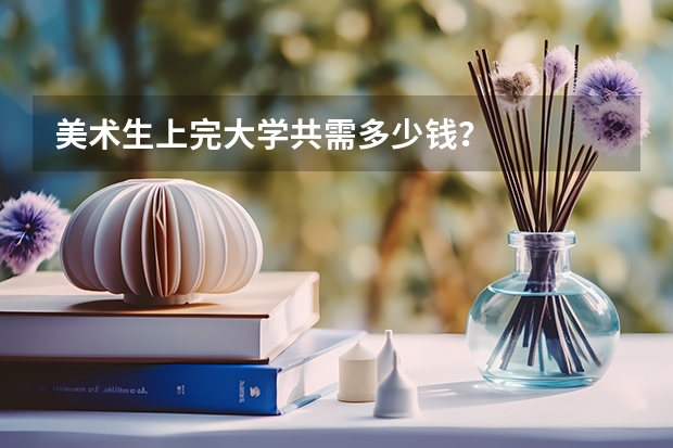 美术生上完大学共需多少钱？