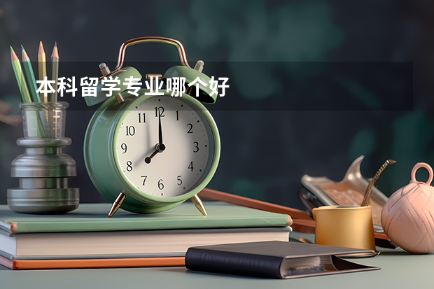 本科留学专业哪个好
