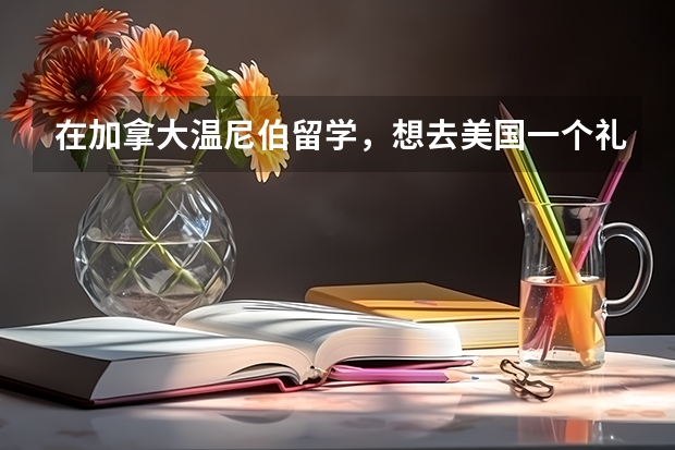 在加拿大温尼伯留学，想去美国一个礼拜，怎么弄签证啊？