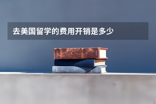 去美国留学的费用开销是多少