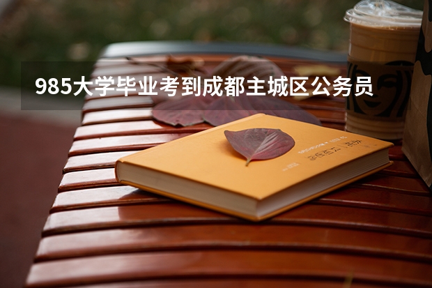 985大学毕业考到成都主城区公务员是不是亏了，什么要点需把握吗？