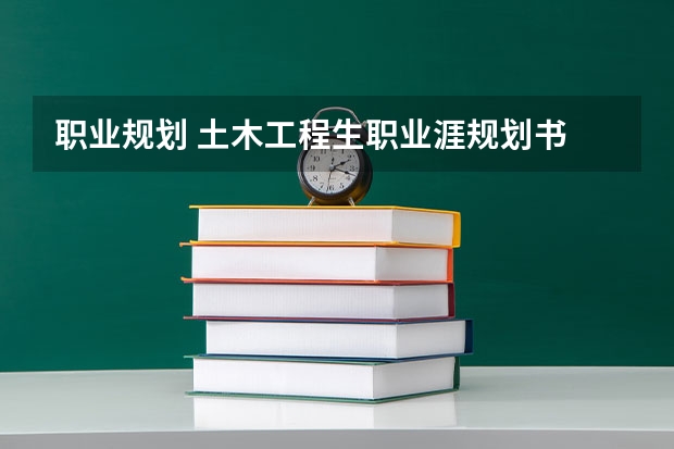职业规划 土木工程生职业涯规划书