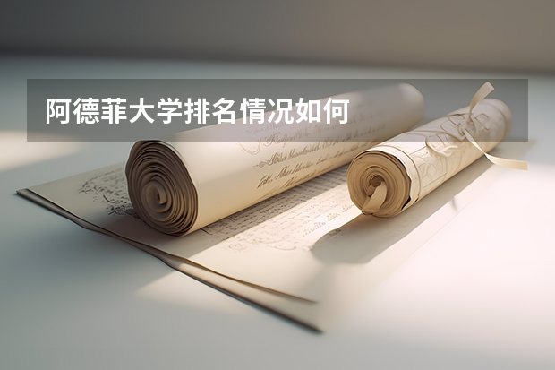 阿德菲大学排名情况如何