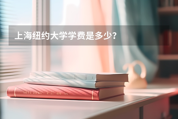 上海纽约大学学费是多少？