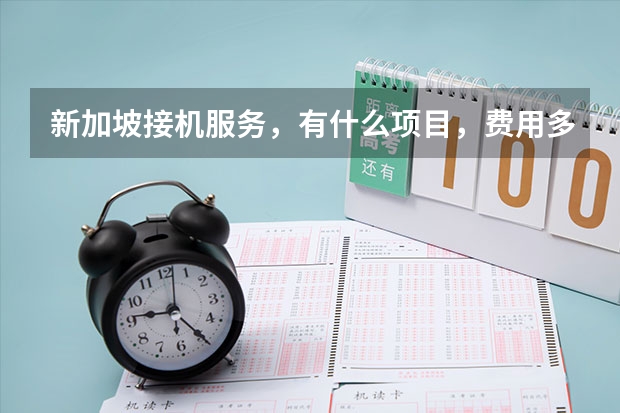 新加坡接机服务，有什么项目，费用多少？