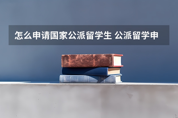 怎么申请国家公派留学生 公派留学申请条件