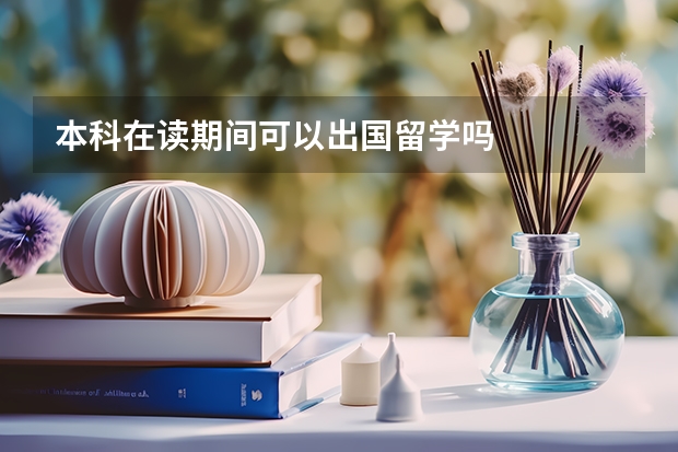 本科在读期间可以出国留学吗