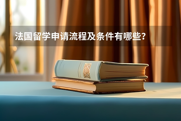 法国留学申请流程及条件有哪些?