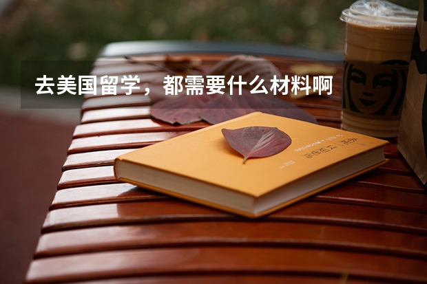去美国留学，都需要什么材料啊