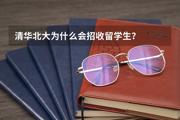 清华北大为什么会招收留学生？