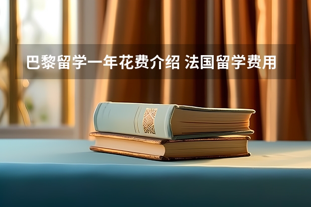 巴黎留学一年花费介绍 法国留学费用大揭秘!