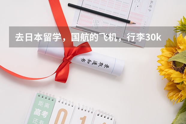 去日本留学，国航的飞机，行李30kg.包括手里拿的包吗？